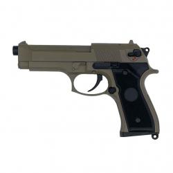 Réplique airsoft M9 AEP TAN Électrique (Cyma)