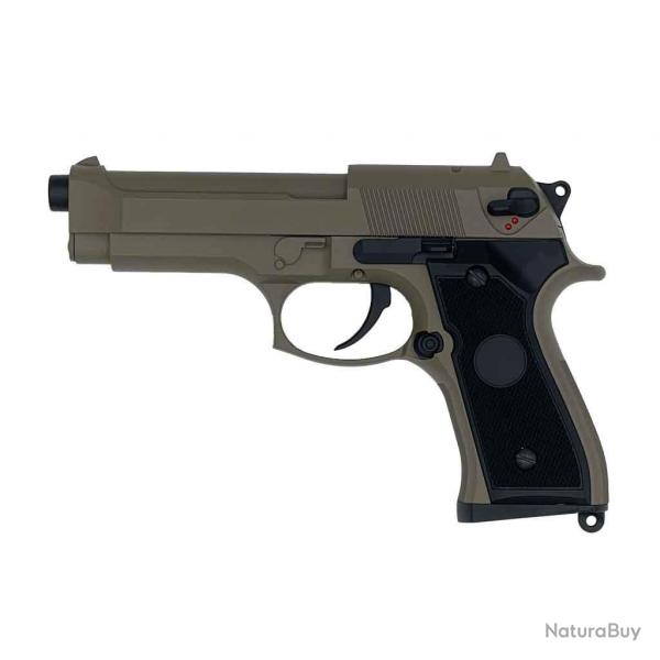 Rplique airsoft M9 AEP TAN lectrique (Cyma)