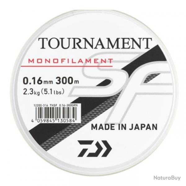 Nylon Daiwa Tournament Sf - 150 m / 0.30 mm / Gris clair