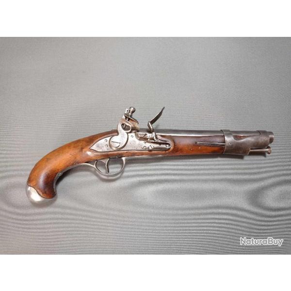 Pistolet rglemenatire modle 1763-66 de cavalerie 3me type - Rvolution / 1er Empire - BE