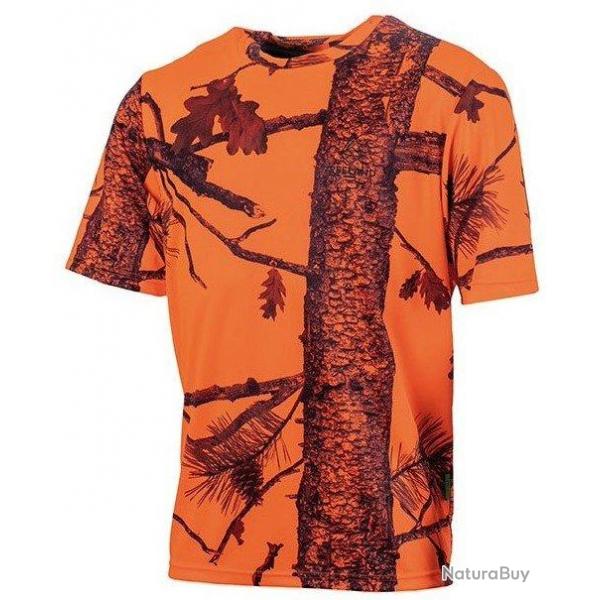 Tee shirt enfant camo orange TREELAND