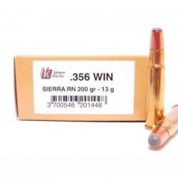Munitions SOLOGNE calibre 356 Win 200gr - 13g x20