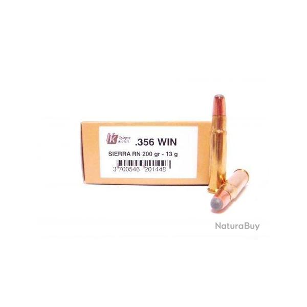Munitions SOLOGNE calibre 356 Win 200gr - 13g x20