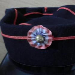 KEPI  MILITAIRE UNIFORME  SOUPLE  COCARDE