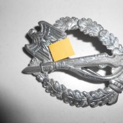 WW2 insigne assaut infanterie  argent