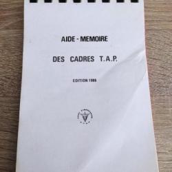 Aide-mémoire TAP