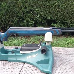 Carabine à plomb Weihrauch HW 97 k bleue dernière génération + ressort FAC / guide de précision