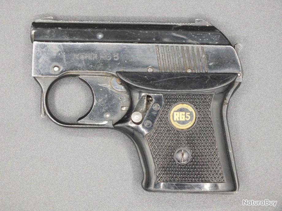 Pistolet d'alarme MANUFRANCE ROHM RG5S L. 10,5 cm Dans…
