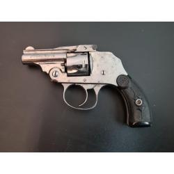 Rare revolver à brisure Hopkins & Allen Snubnose cal .32 S&W - Mise à prix 1€ sans prix de réserve