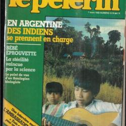 le pélerin 5179 1982,en argentine des indiens se prennent en charge, israel, bd,programmes tv