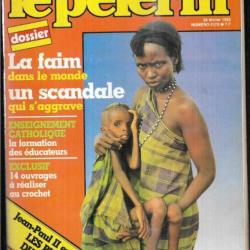 le pélerin 5178 1982, jean-paul II en afrique , la faim dans le monde , programmes tv, actualités