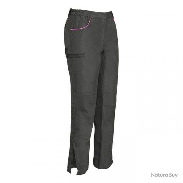 PANTALON FUSEAU FEMME DE CHASSE  PERCUSSION STRONGER  KAKI - TAILLE 44