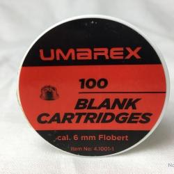 Cartouches à blanc UMAREX - cal. 6mm Flobert - boite de 100