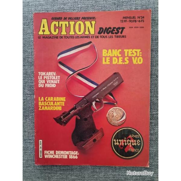 Action Digest magazine toutes armes et tous tireurs no 24