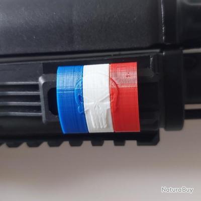 Clips Couvre-rail Picatinny – Infidèle – Couleurs France Bleu Blanc Rouge – Neuf