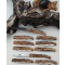 petites annonces chasse pêche : lot de 10 Couteaux POCHE COUTELDOC manche en olivier gravé thème chasse sanglier cerf TIRE BOUCHON t