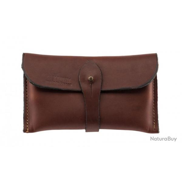 POCHETTE BALLES EN CUIR GRAS - Fabriqu en France - Grande qualit