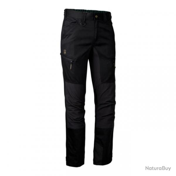 Pantalon Extensible Rogaland noir avec contraste Deerhunter
