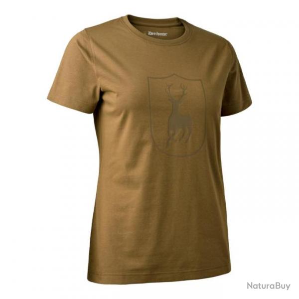 T-shirt avec logo Lady beige Deerhunter