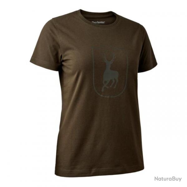 T-shirt avec logo Lady marron Deerhunter