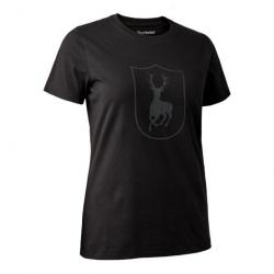 T-shirt avec logo Lady noir Deerhunter