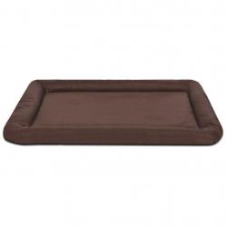 Matelas lit panier pour chiens animaux de compagnie taille L marron 02_0001594