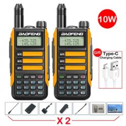 BAOFENG VHF UV-16 pro Max, Talkie-walkie 10 Watts LONGUE PORTÉE vendu part 2, LIV OFFERTE