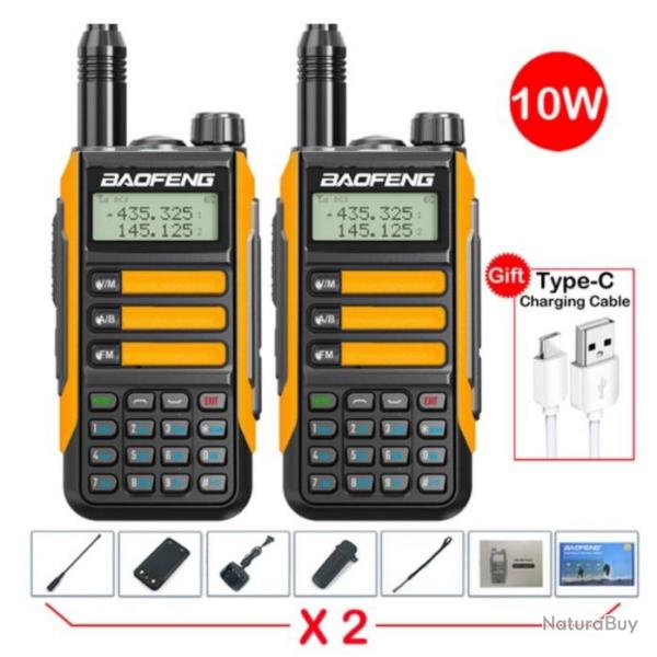 BAOFENG VHF UV-16 pro Max, Talkie-walkie 10 Watts LONGUE PORTE vendu part 2, LIV OFFERTE