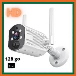 Caméra de surveillance 1080HD - Micro SD 128 go - Etanche - Livraison gratuite et rapide