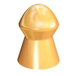 Boite de 100 Plombs Raptor tête pointue corps lisse or cal 4.5mm