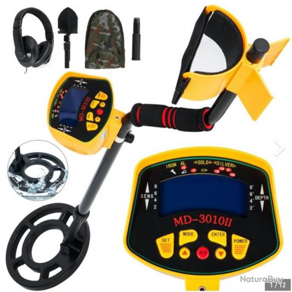 Dtecteur De Mtaux Dtecteur D'or +ecran Lcd +casque +pelle Impermable Hd (PORT OFFERT)