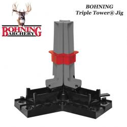 BOHNING Triple Tower Jig Empenneuse 3 vanes en une fois droite, hélicoïdale ou offset
