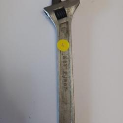 ancienne clé à molette Feinstahl long 24 cm 10¨