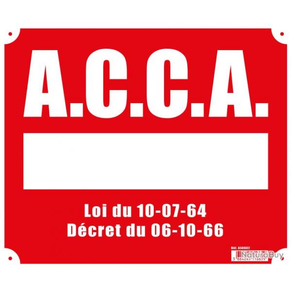 Panneau ''A.C.C.A.'' 30 x 25 cm