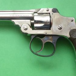 Revolver Smith & Wesson cal. 32 SW court  - safety hammerless second modèle - canon 3,5 pouces