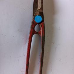 ancienne cisaille tôle et zinc long 26 cm