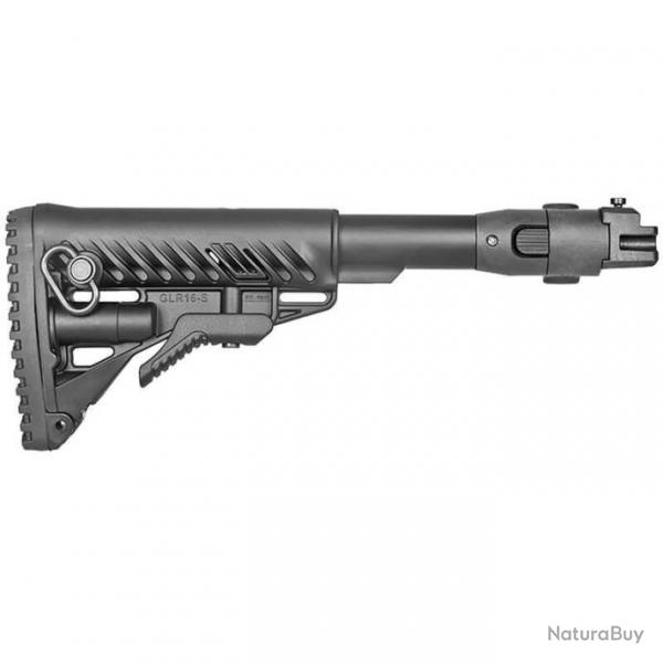 Crosse noire pliante avec joint en polymre FAB Defense M4-AK P pour AKM