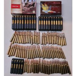 Lot de 160 munitions calibre 7x64