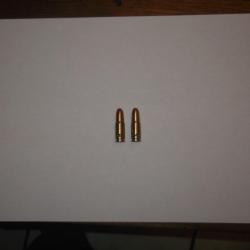 cartouches neutralisées calibre 7,63x25 Mauser