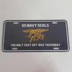 PLAQUE METAL "U.S. NAVY SEALS"