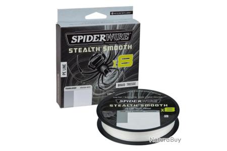 Fil De Pêche Spiderwire Stealth Smooth 8 – 8 Brins Tressés – Résistance à L'abrasion - 10