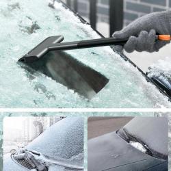 Grattoir à glace voiture brise-glace pare-brise nettoyage rapide brosse en verre déneigeur outil TPU