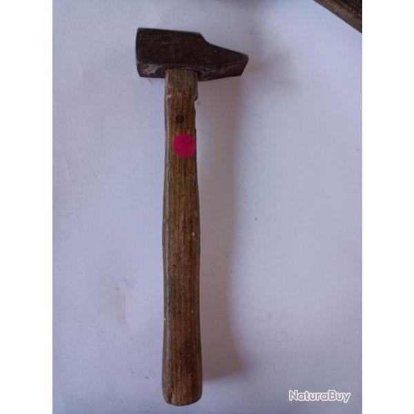 ancien marteau de mtier manche 27 cm