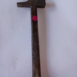 ancien marteau de métier manche 28 cm