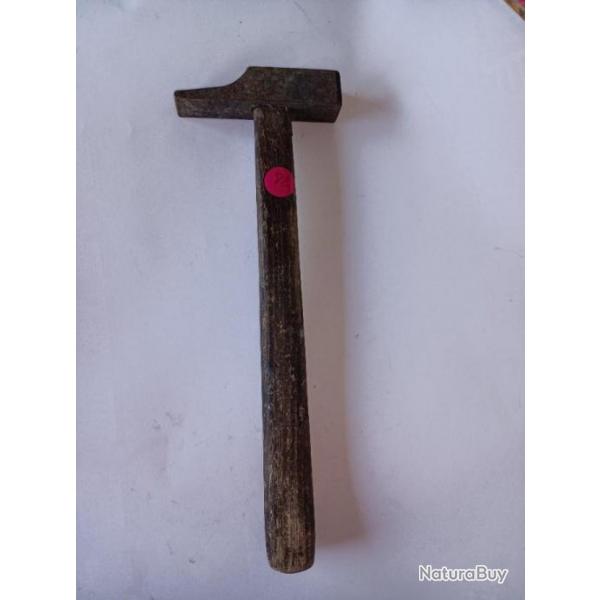 ancien marteau de mtier manche 28 cm