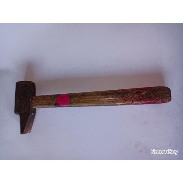 ancien marteau de mtier manche 20,5 cm