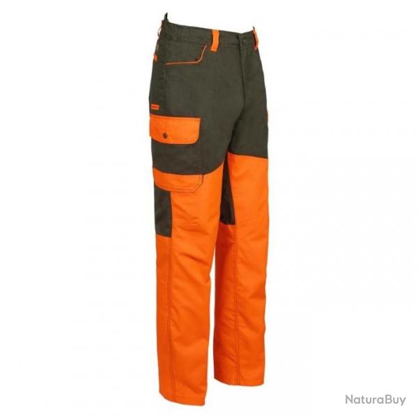 Pantalon Enfant  Roncier Percussion Tradition  Kaki/Orange - TAILLE 8A