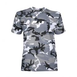 TEE SHIRT ENFANT CAMOUFLAGE URBAIN - TAILLE 14 ANS - PERCUSSION