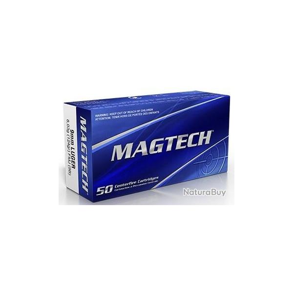 50 Cartouches MAGTECH 9X19 FMJ 124gr