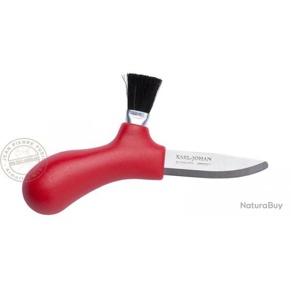 MORAKNIV - Couteau  champignons Karl-Johan Rouge